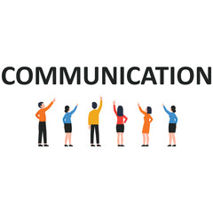 communication in Business Illustration
