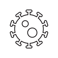 virus icon vector