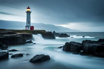 lighthouse on the coast