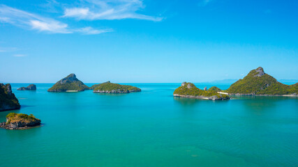 Fototapeta premium Drone pictures from Iceland, Thailand, Bali, Vietnam