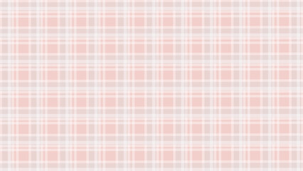 Pink and grey plaid fabric texture as a background	