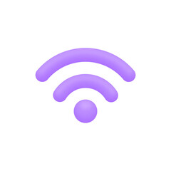 3d Realistic Wireless network vector illustration