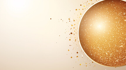 abstract background luxury gold circle color glitter