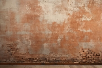Fototapeta premium empty texture vintage wall for logo mockup, front view