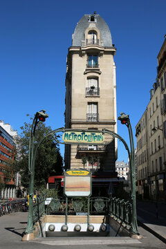 Paris - Station de M&eacute;tro Parmentier