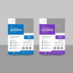 Corporate business Flyer template design