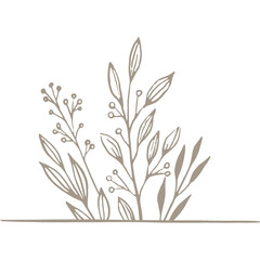 Vintage Botanic Background 