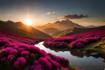 canyon view in summer. Colorful canyon landscape at sunset. nature scenery in the canyon. amazing nature background. summer landscape in nature. Tasyaran canyon travel in the great valley