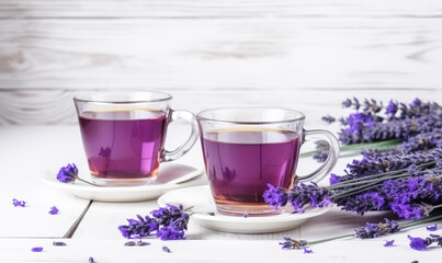 lavender tea , healthy relax drink