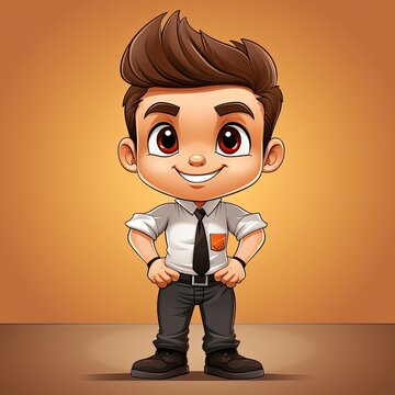 Cute Cartoon Boy