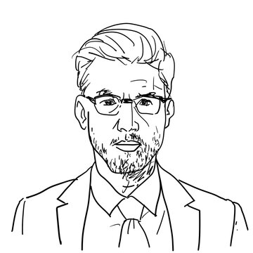 man with glasses