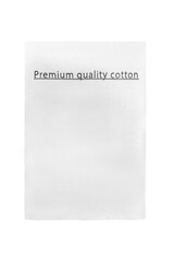 Clothes label isolated