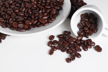 Roasted coffee beans