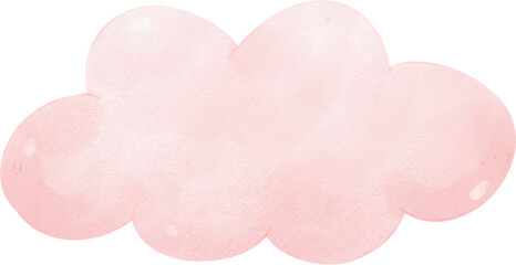 cute baby shower girl pink cloud