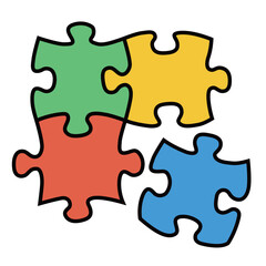 Obraz premium ジグソーパズル 