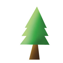 Fototapeta premium green christmas tree