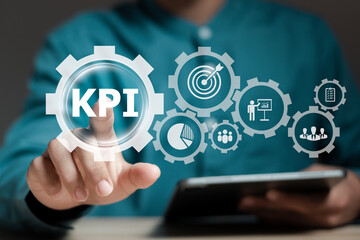 KPI Business Performance Indicators, business analytics with charts, metrics and KPI to analyze performance and create insightful reports.