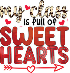 my class is full of sweet hearts