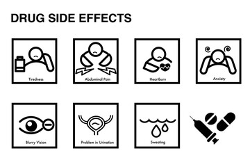 Drug Side Effects Symptom icon