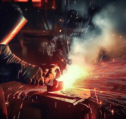 welder at work