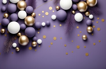 design, gift, balloon, anniversary, christmas, decoration, event, greeting, party, shiny. anniversary party is coming to celebrate. luxury decoration balloon and gift box put in white background.