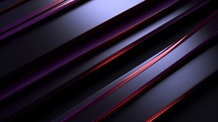 Few Lines of Distinct Layers Minimalist Style Purple and Red Metallic Background