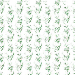 Seamless pattern with herbal elements. Decorative background in minimalist style, vector Illustration.