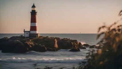 Obraz premium lighthouse on the coast