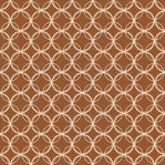 Seamless overlapping circle pattern illustration