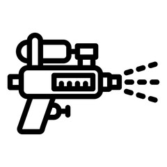 Water Gun Vector Icon Design Illustration