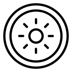 Brightness Vector Icon Design Illustration