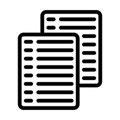 Papers Vector Icon Design Illustration