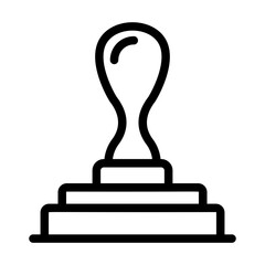 Rubber Stamp Vector Icon Design Illustration