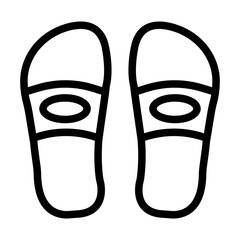 Slippers Vector Icon Design Illustration