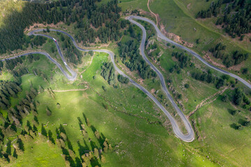 curvy roads and unique forest scenery, Artvin, Turkey