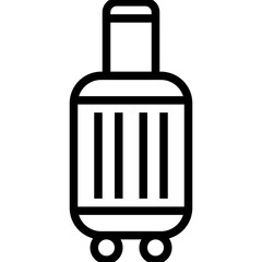 Luggage Vector Icon Design Illustration