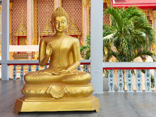 Buddha image at Wat Huai Yai, Pattaya, Thailand