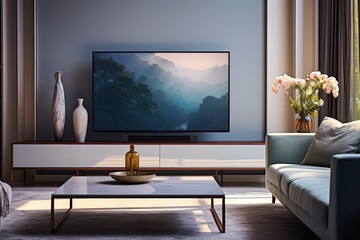 interior of modern living room ,Generative AI