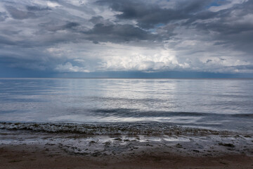 Baltic sea at north coast of Latvia.