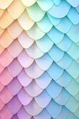 3D three-dimensional abstract colorful fish scale shape background (vertical picture), abstract simple wallpaper, abstract fish scale shape background