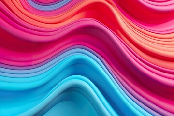 Colorful three-dimensional line background, soft texture three-dimensional line background, simple colorful wallpaper