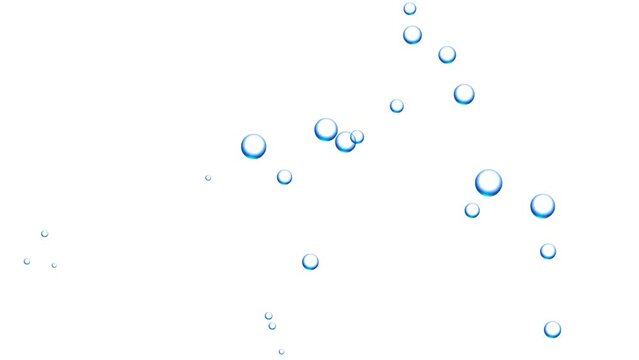 water bubbles background and 2d animation, bubble effect, circle, aqua