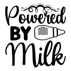 Powered By Milk Svg