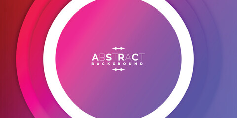 Red and blue circle abstract background poster or banner  design