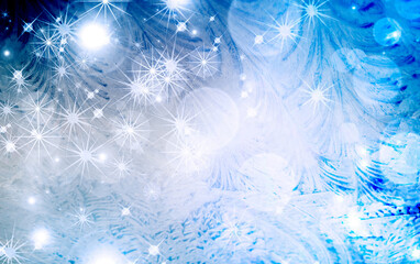 Shimmering New Year's background. Blank space for inserting text. Background for design and graphic resources.