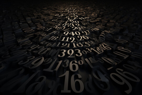 lots of numbers pattern,math concept