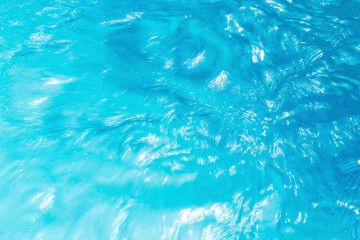 Fresh blue water, closeup