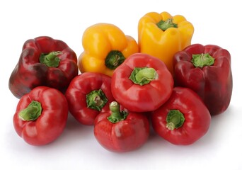 various colorful peppers for salads ofr cooking meals