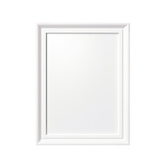 Empty picture frame transparent background