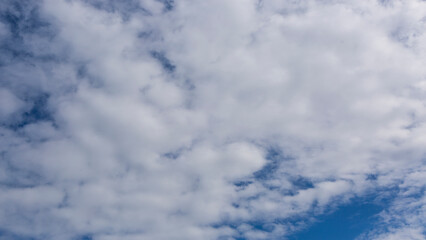 Clouds on the blue sky